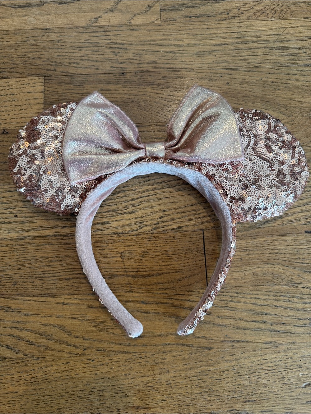 Disney Parks Rose Gold Ears Headband